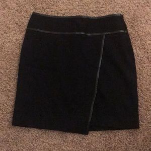 White House black market black with faux leather